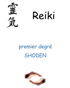 Couverture stage Reiki USUI premier degré Shoden
